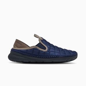 Chaussure Casual Merrell Hut Moc Bleu Marine Homme | X.M.MOLC